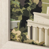 Washington DC Go USA (L) by Mercana Studio a Hand Embellished Decograph Framed Art Print by Mercana at Eve Furniture