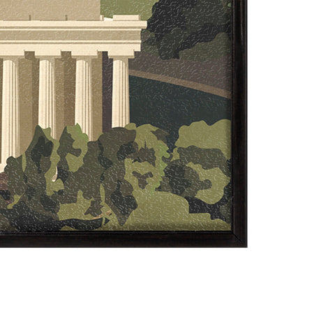Washington DC Go USA (SM) by Mercana Studio a Hand Embellished Decograph Framed Art Print by Mercana at Eve Furniture