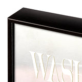 Washington DC Go USA (SM) by Mercana Studio a Hand Embellished Decograph Framed Art Print by Mercana at Eve Furniture