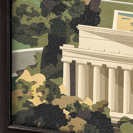 Washington DC Go USA (SM) by Mercana Studio a Hand Embellished Decograph Framed Art Print by Mercana at Eve Furniture
