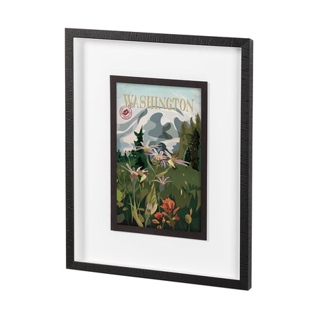 Washington Go USA (M) by Mercana Studio a Framed Art Print Matted under Glass by Mercana at Eve Furniture