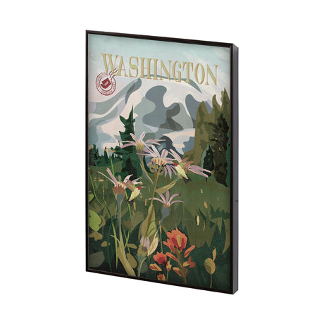 Washington Go USA (SM) by Mercana Studio a Hand Embellished Decograph Framed Art Print by Mercana at Eve Furniture