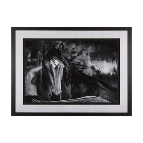 Watched Presence by Mercana Studio a Hand Embellished Textured Framed Photo Art Print Matted under G by Mercana at Eve Furniture