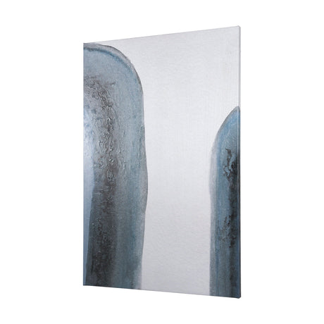 Water Arch Brown I by Mercana Studio a Hand Embellished Textured Canvas by Mercana at Eve Furniture