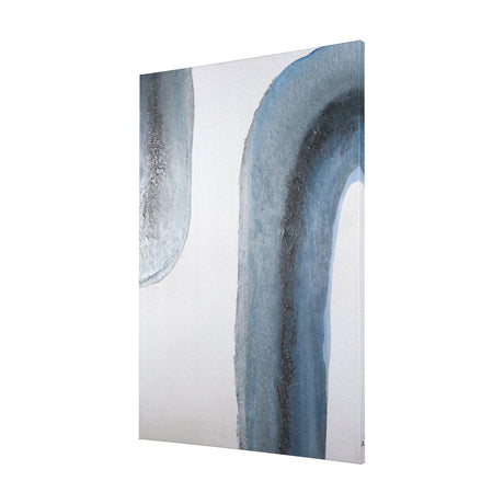 Water Arch Brown II by Mercana Studio a Hand Embellished Textured Canvas by Mercana at Eve Furniture