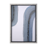 Water Arch II by Mercana Studio a Hand Embellished Textured Framed Art Print by Mercana at Eve Furniture