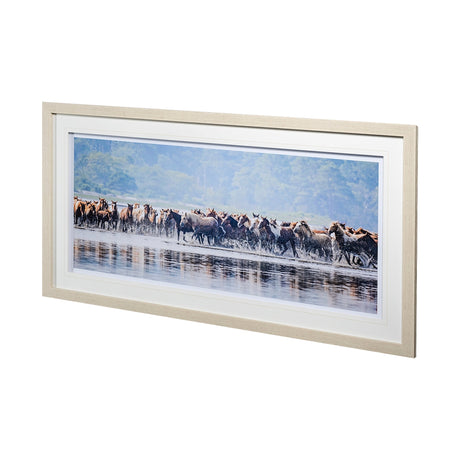 Water Horses II by PHBurchett a Framed Photo Art Print Matted under Glass by Mercana at Eve Furniture