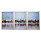 Water Horses II C by PHBurchett a Framed Photo Art Print Matted under Glass by Mercana at Eve Furniture