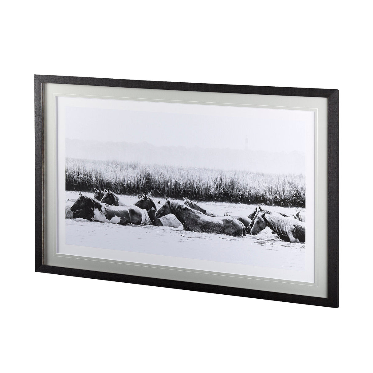 Water Horses III by PHBurchett a Framed Photo Art Print Matted under Glass by Mercana at Eve Furniture
