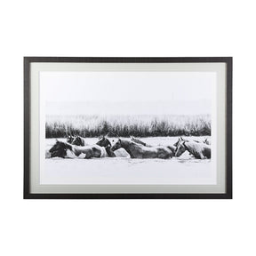 Water Horses III by PHBurchett a Framed Photo Art Print Matted under Glass by Mercana at Eve Furniture