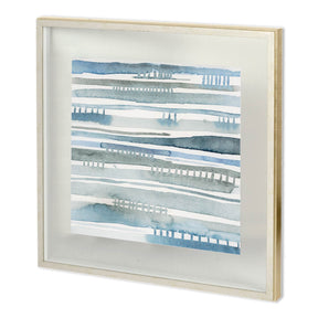 Water Patterns I by Mercana Studio a Hand Embellished Textured Framed Art Print Matted under Glass by Mercana at Eve Furniture