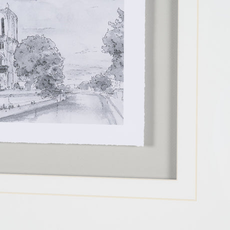 Water Side I by PanPan a Framed Art Print Matted under Glass by Mercana at Eve Furniture
