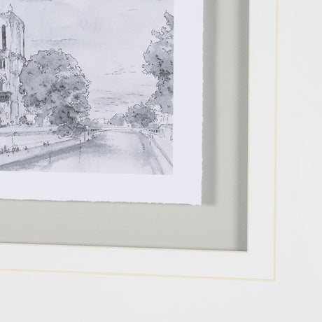 Water Side II by PanPan a Framed Art Print Matted under Glass by Mercana at Eve Furniture