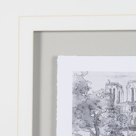 Water Side II by PanPan a Framed Art Print Matted under Glass by Mercana at Eve Furniture