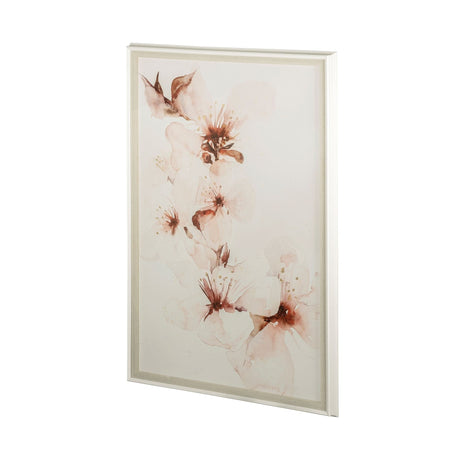 Watercolor Blossoms II by PI Studio a Hand Embellished Textured Framed Art Print Matted under Glass by Mercana at Eve Furniture