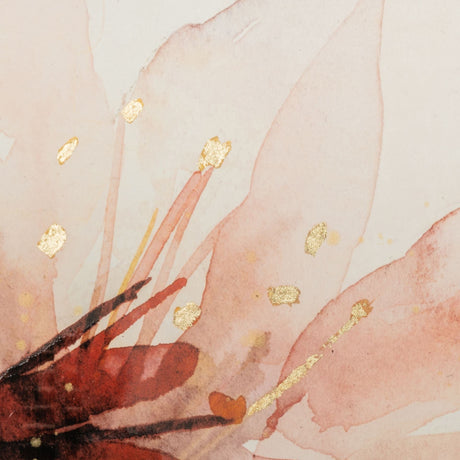 Watercolor Blossoms III by PI Studio a Hand Embellished Textured Framed Art Print Matted under Glass by Mercana at Eve Furniture