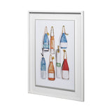 Watercolor Buoys I by Jenifer Paxton Parker a Framed Art Print Matted under Glass by Mercana at Eve Furniture