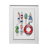 Watercolor Buoys II by Jenifer Paxton Parker a Framed Art Print Matted under Glass by Mercana at Eve Furniture
