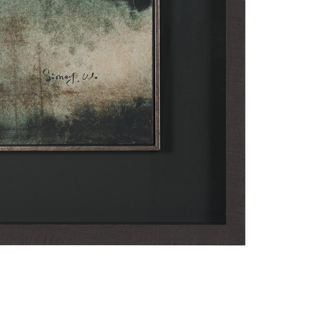 Watercolor Dreamscape II by Mercana Studio Hand Embelished Framed Artwork Matted under Glass by Mercana at Eve Furniture