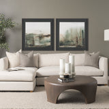 Watercolor Dreamscape III by Mercana Studio Hand Embelished Framed Artwork Matted under Glass by Mercana at Eve Furniture