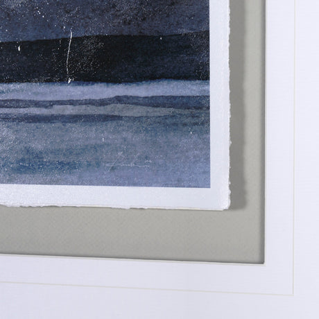 Watercolor Sketch I by Mercana Studio Hand Embelished Textured Framed Art Print Matted under Glass by Mercana at Eve Furniture