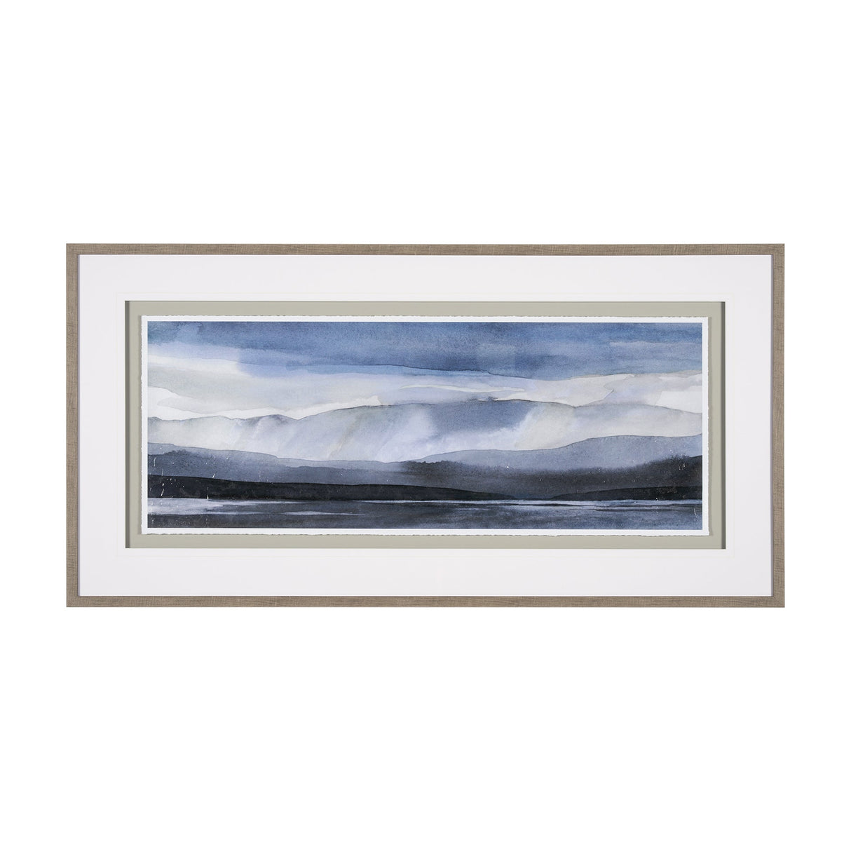 Watercolor Sketch I by Mercana Studio Hand Embelished Textured Framed Art Print Matted under Glass by Mercana at Eve Furniture