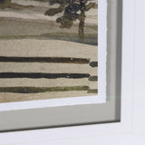 Watercolor Sketch III by Mercana Studio Hand Embellished Textured Framed Art Print Matted under Glas by Mercana at Eve Furniture
