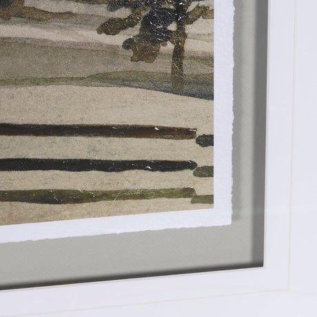 Watercolor Sketch III by Mercana Studio Hand Embellished Textured Framed Art Print Matted under Glas by Mercana at Eve Furniture