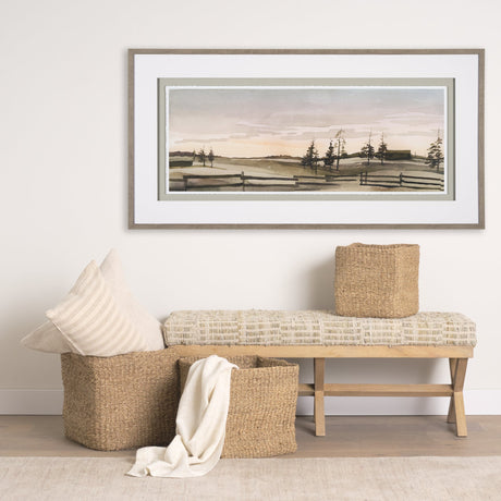 Watercolor Sketch III by Mercana Studio Hand Embellished Textured Framed Art Print Matted under Glas by Mercana at Eve Furniture
