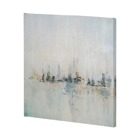 Waterfront I by Jonathan Klassen a Hand Embellished Textured Canvas by Mercana at Eve Furniture