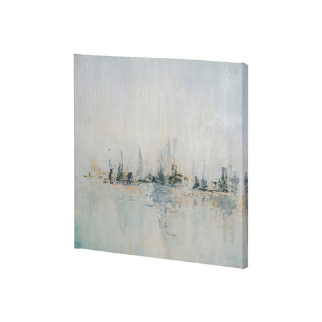 Waterfront I by Jonathan Klassen a Hand Embellished Textured Canvas by Mercana at Eve Furniture