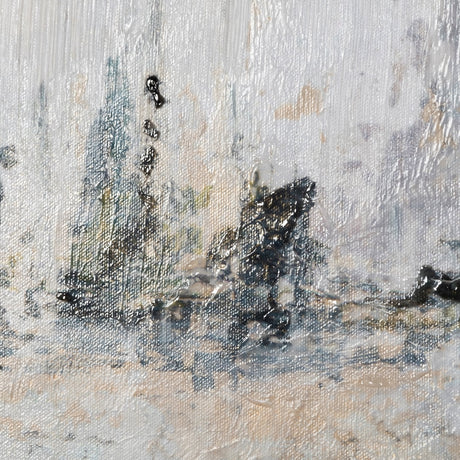 Waterfront I by Jonathan Klassen a Hand Embellished Textured Canvas by Mercana at Eve Furniture