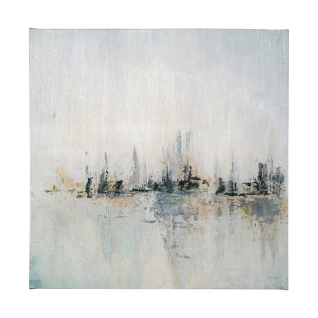 Waterfront I by Jonathan Klassen a Hand Embellished Textured Canvas by Mercana at Eve Furniture