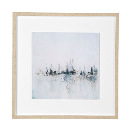 Waterfront I by Jonathan Klassen a Hand Embellished Textured Framed Art Print Matted under Glass by Mercana at Eve Furniture