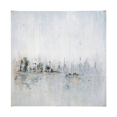 Waterfront II by Jonathan Klassen a Hand Embellished Textured Canvas by Mercana at Eve Furniture