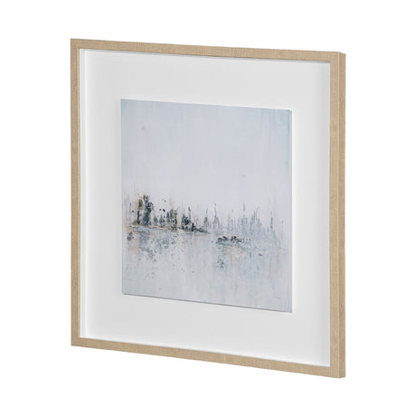 Waterfront II by Jonathan Klassen a Hand Embellished Textured Framed Art Print Matted under Glass by Mercana at Eve Furniture