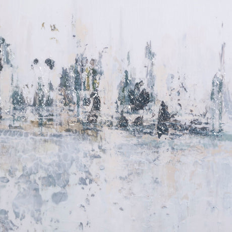 Waterfront II by Jonathan Klassen a Hand Embellished Textured Framed Art Print Matted under Glass by Mercana at Eve Furniture