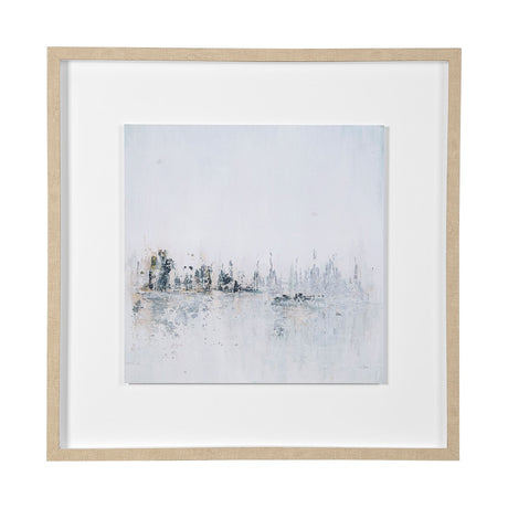 Waterfront II by Jonathan Klassen a Hand Embellished Textured Framed Art Print Matted under Glass by Mercana at Eve Furniture