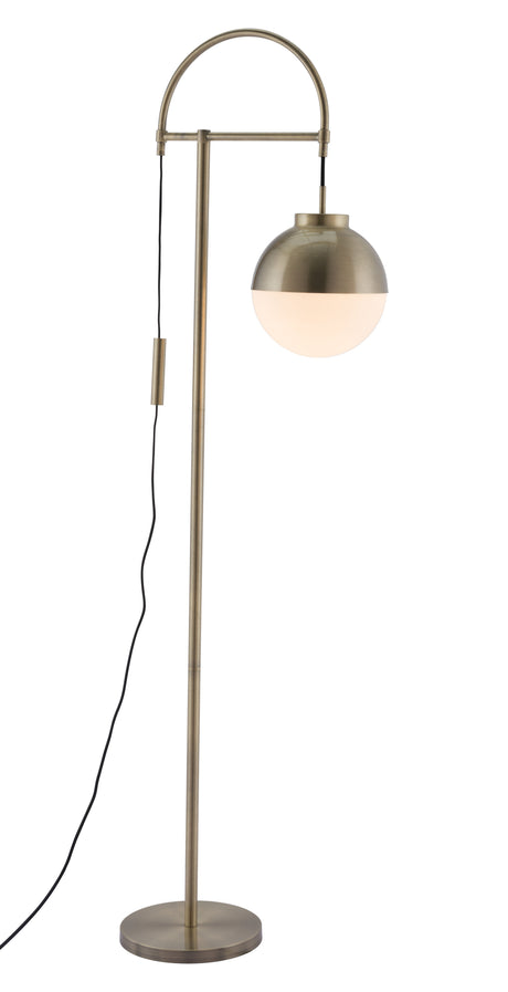 Waterloo White & Bronze Floor Lamp by Zuomod at Eve Furniture