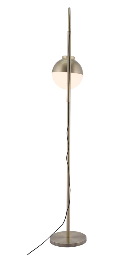 Waterloo White & Bronze Floor Lamp by Zuomod at Eve Furniture