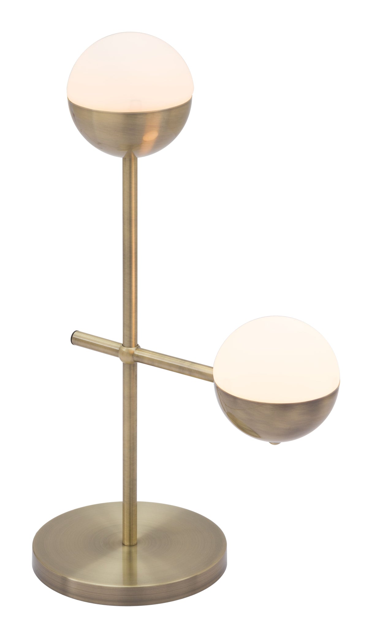 Waterloo White & Bronze Table Lamp by Zuomod at Eve Furniture