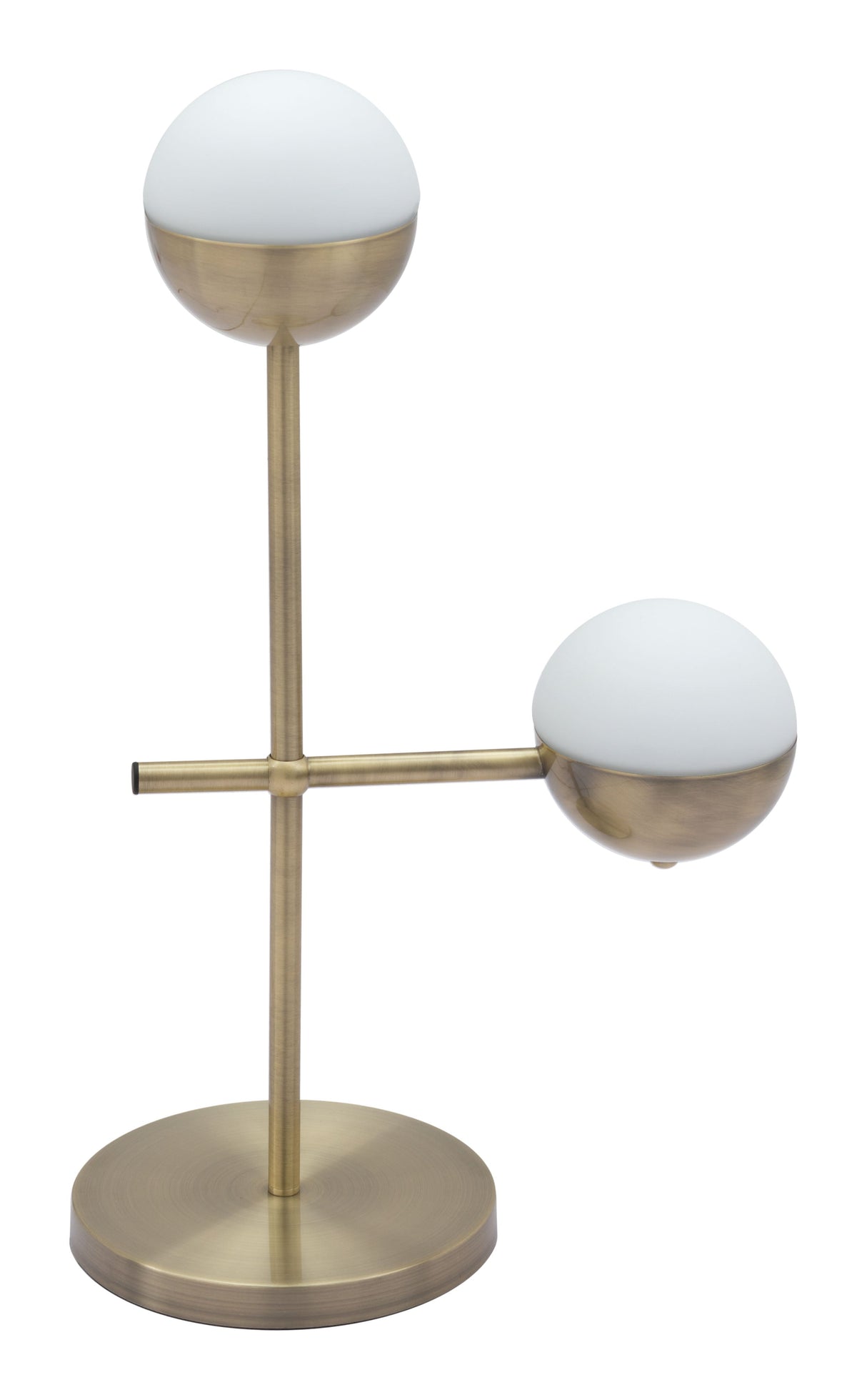 Waterloo White & Bronze Table Lamp by Zuomod at Eve Furniture