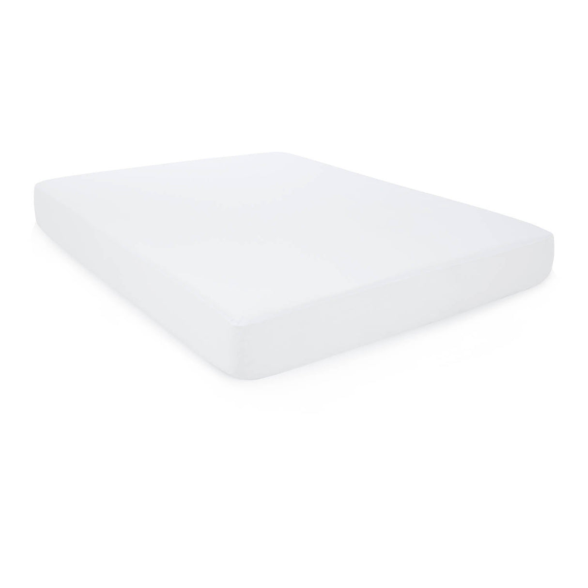 Waterproof Jersey White King Mattress Protector by Malouf at Eve Furniture