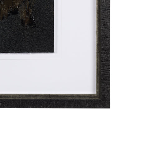 Water's Reflection-L by Chad Mackay a Hand Embellished Textured Framed Art Print Matted under Glass by Mercana at Eve Furniture