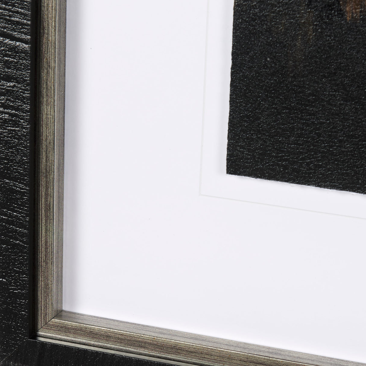 Water's Reflection-R by Chad Mackay a Hand Embellished Textured Framed Art Print Matted under Glass by Mercana at Eve Furniture