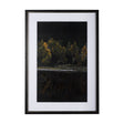 Water's Reflection-R by Chad Mackay a Hand Embellished Textured Framed Art Print Matted under Glass by Mercana at Eve Furniture