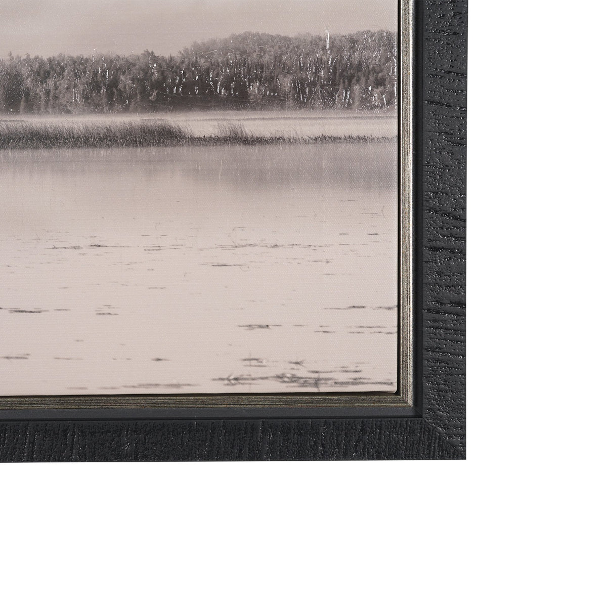 Waterway Wonder by Mike Toy Hand-Embellished Textured Framed Canvas Photo Print by Mercana at Eve Furniture