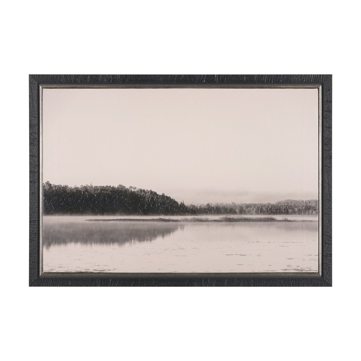 Waterway Wonder by Mike Toy Hand-Embellished Textured Framed Canvas Photo Print by Mercana at Eve Furniture