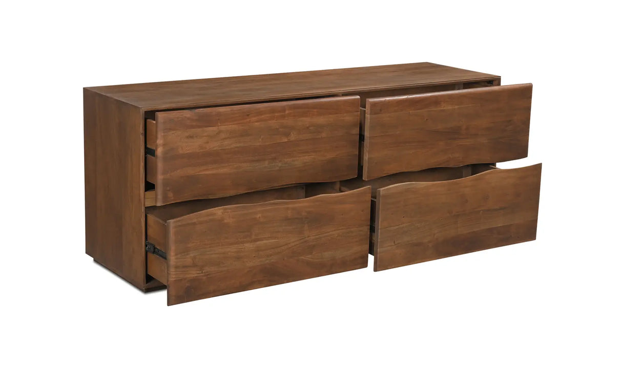 Watson 4 Drawer Dresser Brown by Moe's Home at Eve Furniture