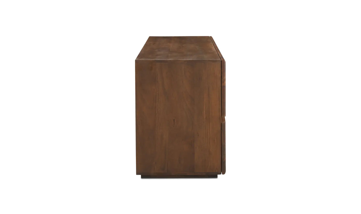 Watson 4 Drawer Dresser Brown by Moe's Home at Eve Furniture